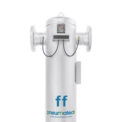 FF 1-12 flanged filters front view zoomed