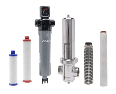 Image of nano compressed air filters, filter elements and stainless steel process filters