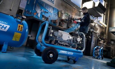 ABAC Tech pro user air compressort in workshop