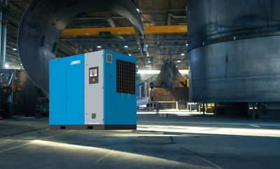 Formula_M-55-75-kW screw compressor in industrial environment