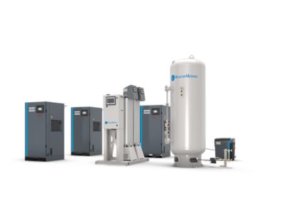 Instrument Air System with compressors, tank and dryer