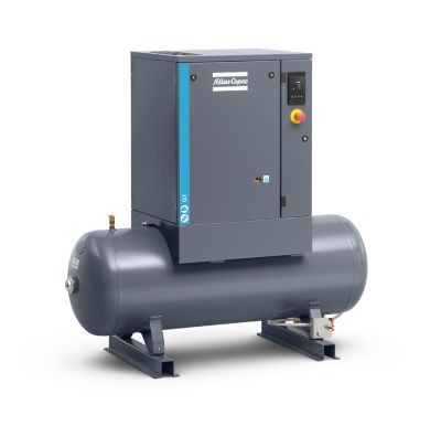 G7 - 10Hp Rotary Screw Air compressor, 53 gal air tank - 208-230/460/3 ...
