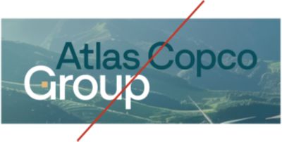 Incorrect use of Group EVP logotype with placement directly on an image