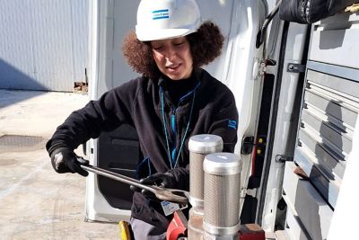 Greta Foti, Field Service Engineer