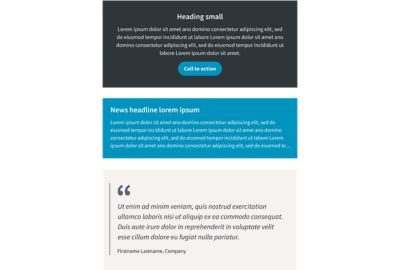 Three different options for highlights