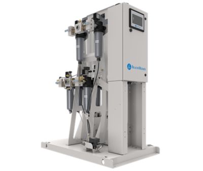 A left side view of the Instrument Air dryer