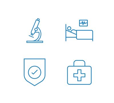 Mockup for Icon style on white background