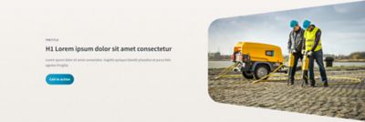 An image in the shape of the innovation flag in a web banner