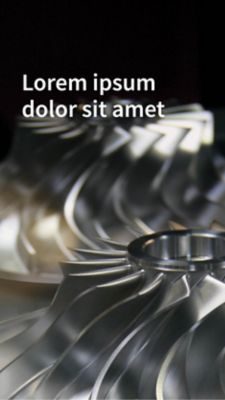 Template example of an instagram story