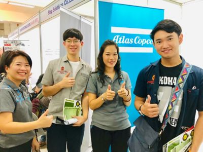 Atlas Copco Thailand have met our new Potential internships or employees 