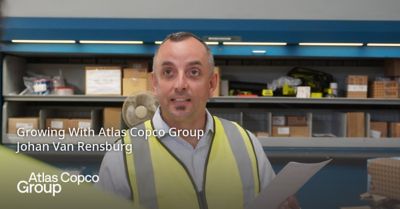Johan's interview of growing with Atlas Copco Group