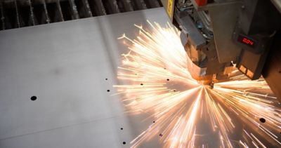 laser cutting and pet bottle blowing