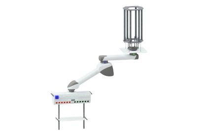 Product illustration of a pendant system (lift arm).