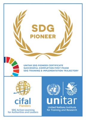 SDG pioneer Hoeselt certificaat