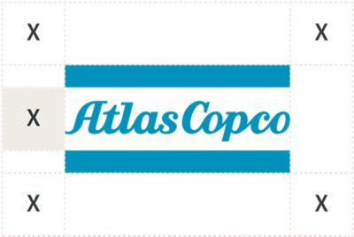 Specifications of how much space is required for the logotype box