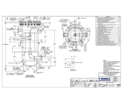 The general arrangement drawing for the nano MEL 3000 139-979 model