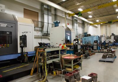 CPC machinery in factory room