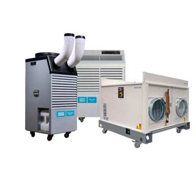 Render of mobile airco units