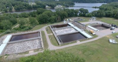 Montville Wastewater drone photo