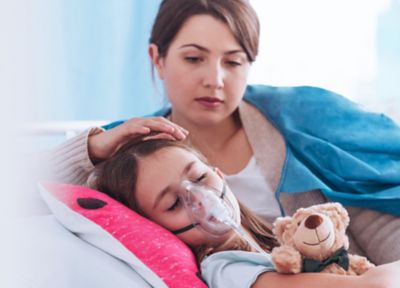 Mother patient respiratory therapy