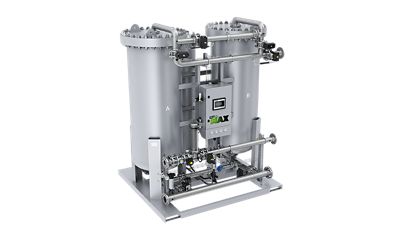 nano-purifications quality, high-capacity GEN2-MAX nitrogen generator