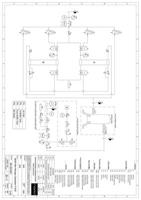 GEN2 MINI Nitrogen Gas Generator PID Flow Diagram