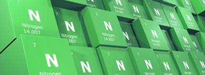 Many blocks of N2 in green