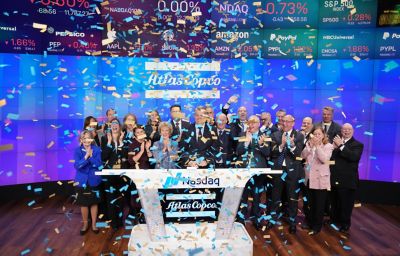 Atlas Copco opens the NASDAQ stock exchange on February 21, 2023