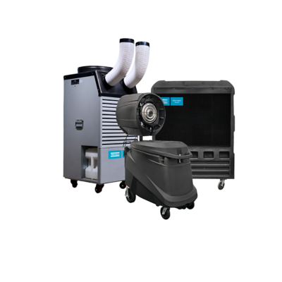 Render industrial airco units