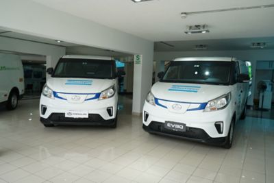 Vans de servicio 100% eléctricas de Atlas Copco Perú