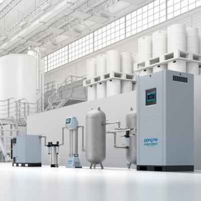 On-site nitrogen generator at brewery