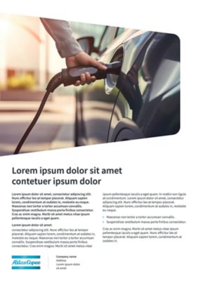 One page flyer with text and an image in a large innovation flag at the top