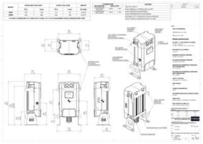 NDC 900N-1200N General Arrangement Drawing
