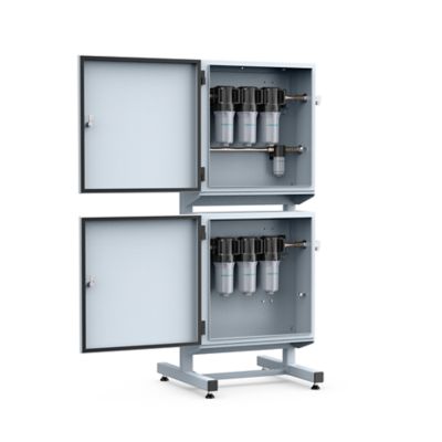 PPNG LX filtration panel open view white