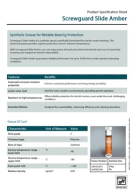 Screwguide Slide Amber