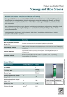 Screwguide Slide Green Plus