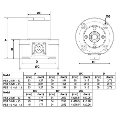 PST 2-10Nm_Dimensions