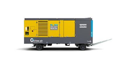PTS 1600 mobile oil-free air compressor