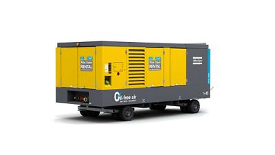 PTS 1600 mobile oil-free air compressor