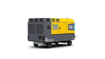 PTS 800 mobile oil-free air compressor