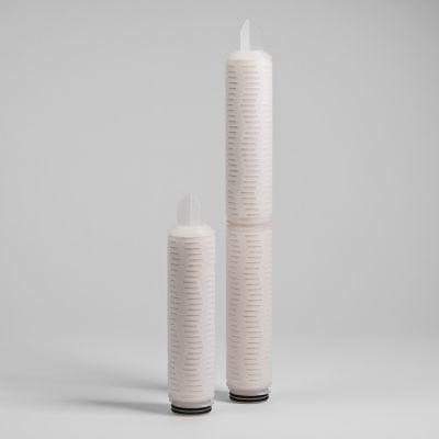 Product images of  PVDF cartridges of 10-20 inches sizes