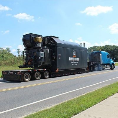 Rental Boiler Mounted on Trailer