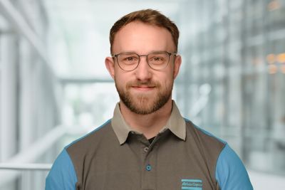 Pascal Saddey, Serviceingenieur im Technical Support 