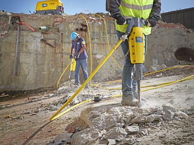 Atlas Copco Pneumatic breakers and handheld tools 