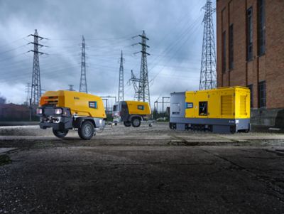 Atlas Copco Portable Air compressors range