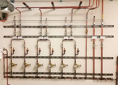 Product illustration of a pressure reducing station.