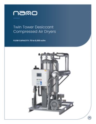 Twin Tower Desiccant Compressed Air Dryers US brochure