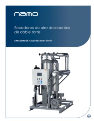 D5 HL, EH & BP Desiccant Dryer Brochure in Spanish for Mexico & Latin America