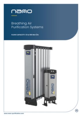 NBA Breathing Air Purification Systems UK brochure