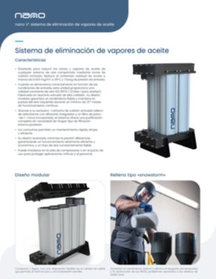 V1 NVR Oil Vapor Removal System ES-ES brochure
